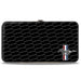 Hinged Wallet - Ford Mustang w Bars CORNER w Text Hinged Wallets Ford