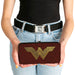 Hinged Wallet - Wonder Woman 2017 Icon + Tiara Star Reds/Golds Hinged Wallets DC Comics