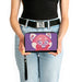 PU Zip Around Wallet Rectangle - Turning Red Red Panda Mei Face Close-Up Purple Pinks Clutch Zip Around Wallets Disney   