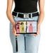 PU Zip Around Wallet Rectangle - The Proud Family Pose Blocks Multi Pastel Clutch Zip Around Wallets Disney   