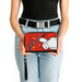 PU Zip Around Wallet Rectangle - Big Hero 6 Baymax BA LA LA LA LA Pose Red/Black/White Clutch Zip Around Wallets Disney   