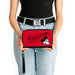 PU Zip Around Wallet Rectangle - Mickey Mouse Autograph and Smiling Face Red/Black Clutch Zip Around Wallets Disney   