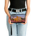 PU Zip Around Wallet Rectangle - The Lion King Young Simba & Nala Scene Clutch Zip Around Wallets Disney   