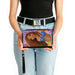 PU Zip Around Wallet Rectangle - The Little Mermaid Ariel Smiling Pose and Shells Pinks Clutch Zip Around Wallets Disney   