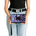 PU Zip Around Wallet Rectangle - The Little Mermaid Ursula Full Body Pose Purples Clutch Zip Around Wallets Disney   