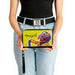 PU Zip Around Wallet Rectangle - The Muppets THE GREAT GONZO Portrait Pose Yellow Clutch Zip Around Wallets Disney   