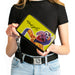 PU Zip Around Wallet Rectangle - The Muppets THE GREAT GONZO Portrait Pose Yellow Clutch Zip Around Wallets Disney   