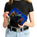 PU Zip Around Wallet Rectangle - GI Joe Unit Agents Group Pose and Logo Blues Clutch Zip Around Wallets Hasbro