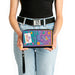 PU Zip Around Wallet Rectangle - Furby KEEP OUT FURBY & BESTIE ONLY Fur Icons Multi Color Clutch Zip Around Wallets Hasbro   