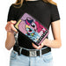 PU Zip Around Wallet Rectangle - My Little Pony HAPPY TOGETHER Face Mix Up Blocks Clutch Zip Around Wallets Hasbro   