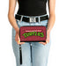 PU Zip Around Wallet Rectangle - TEENAGE MUTANT NINJA TURTLES Brick Title Logo Clutch Zip Around Wallets Nickelodeon   