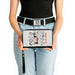 PU Zip Around Wallet Rectangle - Peanuts Gang THE IN CROWD Group Pose White/Black/Red Clutch Zip Around Wallets Peanuts Worldwide LLC   