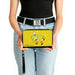 PU Zip Around Wallet Rectangle - Mocking SpongeBob Pose Pineapple Yellows Clutch Zip Around Wallets Nickelodeon   