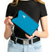 PU Zip Around Wallet Rectangle - Classic Star Trek Spock Character Body Close-Up Blue Clutch Zip Around Wallets CBS Studios Inc.   