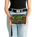 PU Zip Around Wallet Rectangle - Earthy Brown/Green Clutch Zip Around Wallets Buckle-Down   