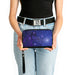 PU Zip Around Wallet Rectangle - Galaxy Blues/Purples Clutch Zip Around Wallets Buckle-Down   