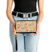 PU Zip Around Wallet Rectangle - Summer Harmony Collage Beige/Multi Color Clutch Zip Around Wallets Buckle-Down   