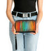 PU Zip Around Wallet Rectangle - Scribble Zarape Fade Brown/Multi Color Clutch Zip Around Wallets Buckle-Down   