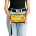 PU Zip Around Wallet Rectangle - Spots Stacked Weathered Yellows/Browns Clutch Zip Around Wallets Buckle-Down   