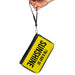 Women's PU Zip Around Wallet Rectangle - I'M A RAY OF SUNSHINE Yellow Black Clutch Zip Around Wallets Buckle-Down   