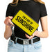 Women's PU Zip Around Wallet Rectangle - I'M A RAY OF SUNSHINE Yellow Black Clutch Zip Around Wallets Buckle-Down   
