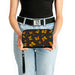 Women's PU Zip Around Wallet Rectangle - Monarch Butterflies Scattered Gray Clutch Zip Around Wallets Buckle-Down   