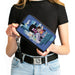PU Zip Around Wallet Rectangle - Steven Universe LADIES LOVE A HERO Group Pose Blues Clutch Zip Around Wallets Warner Bros. Animation   