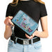 PU Zip Around Wallet Rectangle - Foster's Home for Imaginary Friends Group Pose Blues Clutch Zip Around Wallets Warner Bros. Animation   