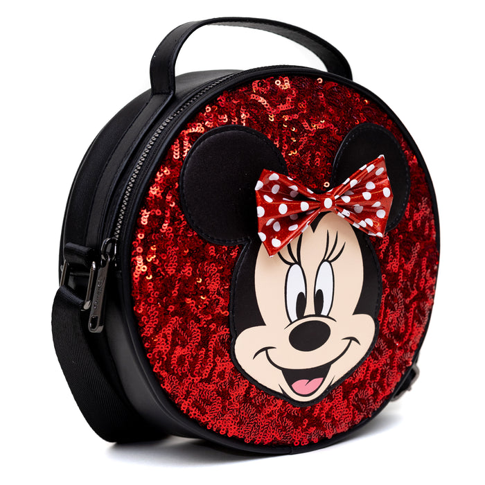 Minnie Mouse Red Sequin Backpack