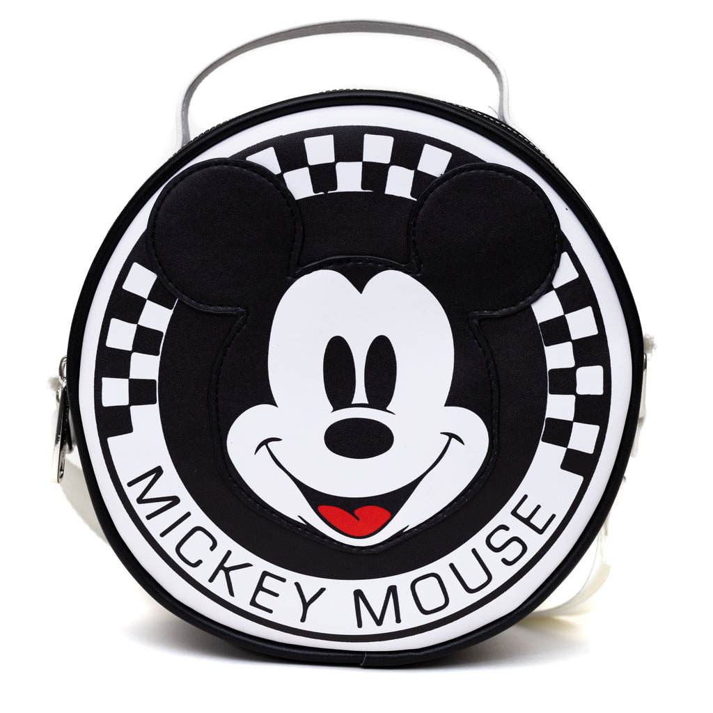 Mickey Mouse Icon Square Crossbody Bag – Red