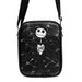 Disney Vegan Leather Cross Body Backpack for Men and Women with Adjustable Strap, Nightmare Before Christmas Jack Corpse Pose Applique, Black Crossbody Bags Disney   