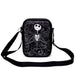 Disney Vegan Leather Cross Body Backpack for Men and Women with Adjustable Strap, Nightmare Before Christmas Jack Corpse Pose Applique, Black Crossbody Bags Disney   