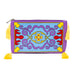 Disney Vegan Leather Zip Top Pouch for Women, Aladdin Magic Carpet with Tassels, Purple Zip Top Pouch Wallets Disney   