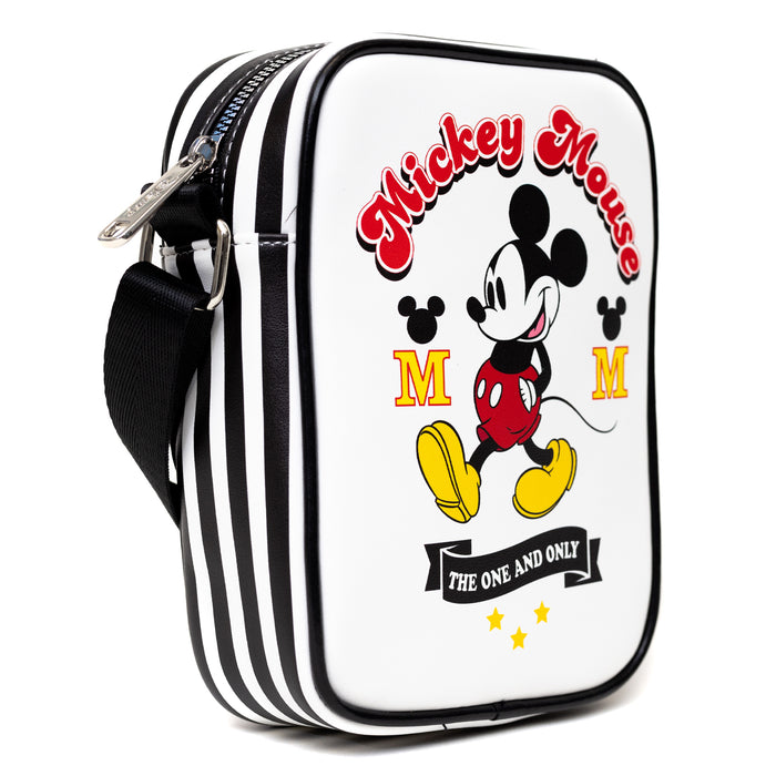 Disney Bag, Cross Body, Mickey Mouse the One and Only Classic Standing Pose, Vegan Leather Crossbody Bags Disney   