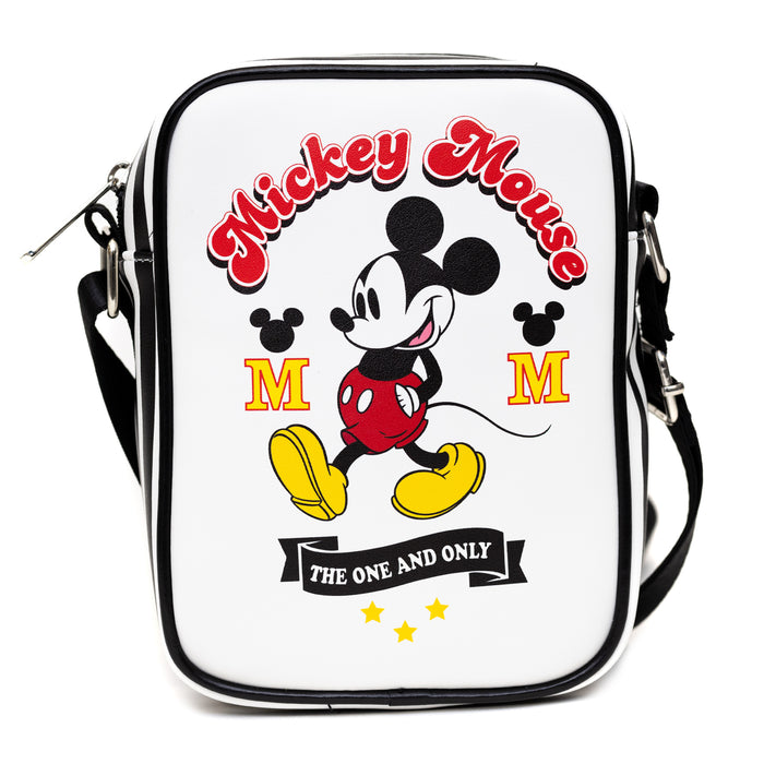 Disney Bag, Cross Body, Mickey Mouse the One and Only Classic Standing Pose, Vegan Leather Crossbody Bags Disney   