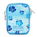 Disney Bag, Cross Body, Lilo and Stitch Stich Sitting Flowers, Blue, Vegan Leather Crossbody Bags Disney   