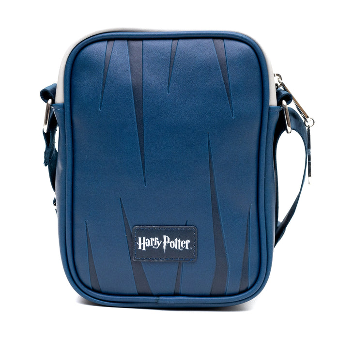 The Wizarding World of Harry Potter Vegan Leather Crossbody Bag with Adjustable Straps, Hogwarts Ravenclaw Quidditch Uniform Blue Crossbody Bags The Wizarding World of Harry Potter   