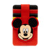 Disney Character Wallet, ID Card Holder, Mickey Mouse Smiling Face, Red, Vegan Leather, 3.0" x 5.0" Mini ID Wallets Disney   