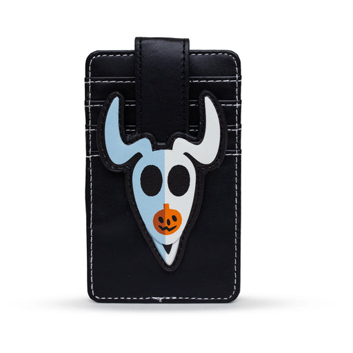 Disney Wallet, Character Wallet ID Card Holder, The Nightmare Before Christmas Zero Face Black, Vegan Leather Mini ID Wallets Disney   
