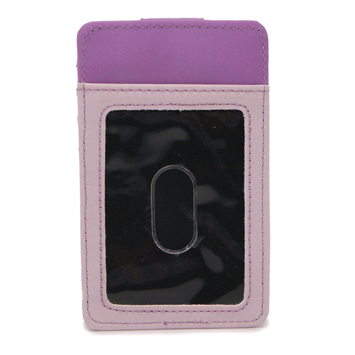 Disney Vegan Leather Wallet, ID Card Holder, The Emperors New Groove Yzma Cat Pose Purples Mini ID Wallets Disney   