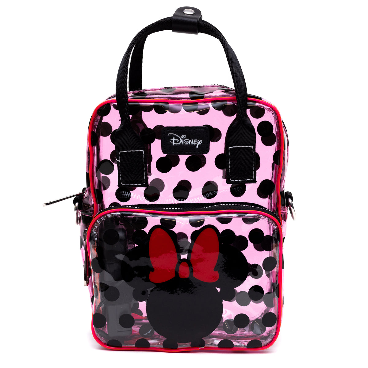 Minnie Mouse Large Carry All Embossed Tin Tote Lunch Box Set