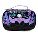 Disney Vegan Leather Travel Cosmetic Bag, Make-Up Bag for Women, The Little Mermaid Ursula Pose Applique Stained Glass Print, Vegan Leather Crossbody Bags Disney   