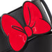 Minnie Mouse Red Bow Cast Buckle - Black PU Strap Belt Cast Buckle Belts Disney   