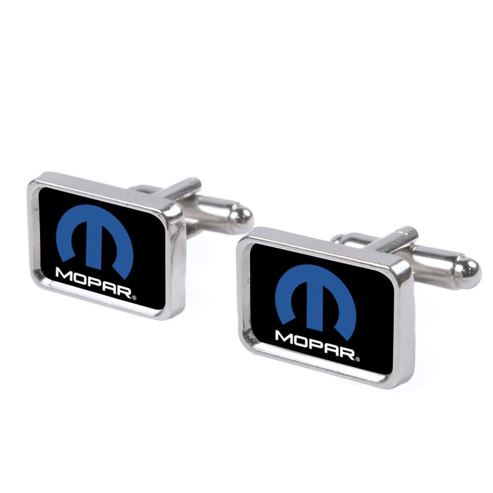 Cufflink Set - MOPAR Logo FCG Black/Blue/White Cufflinks Mopar   
