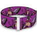 Cinch Waist Belt - Dr Facilier Tarot Card 2-Poses Shadow Man Skull & Crossbones Purples Womens Cinch Waist Belts Disney   