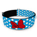 Cinch Waist Belt - Minnie Mouse Dots Blue/Black/White Womens Cinch Waist Belts Disney   