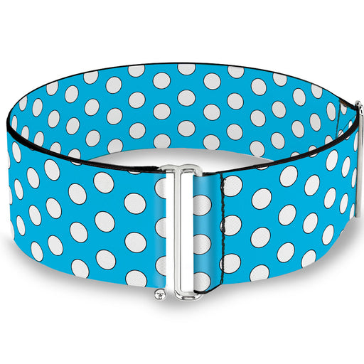 Cinch Waist Belt - Minnie Mouse Dots Blue/Black/White Womens Cinch Waist Belts Disney   