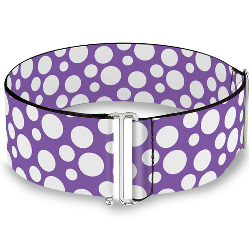 Cinch Waist Belt - Minnie Mouse Multi Dots Purple/White Womens Cinch Waist Belts Disney   