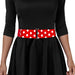 Cinch Waist Belt - Minnie Mouse Dots Red/White Womens Cinch Waist Belts Disney   