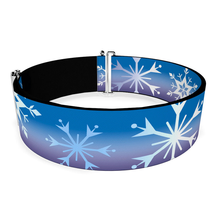 Cinch Waist Belt - Frozen II Snowflakes Blues Purples White Womens Cinch Waist Belts Disney   